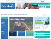 Tablet Screenshot of patientpower.info
